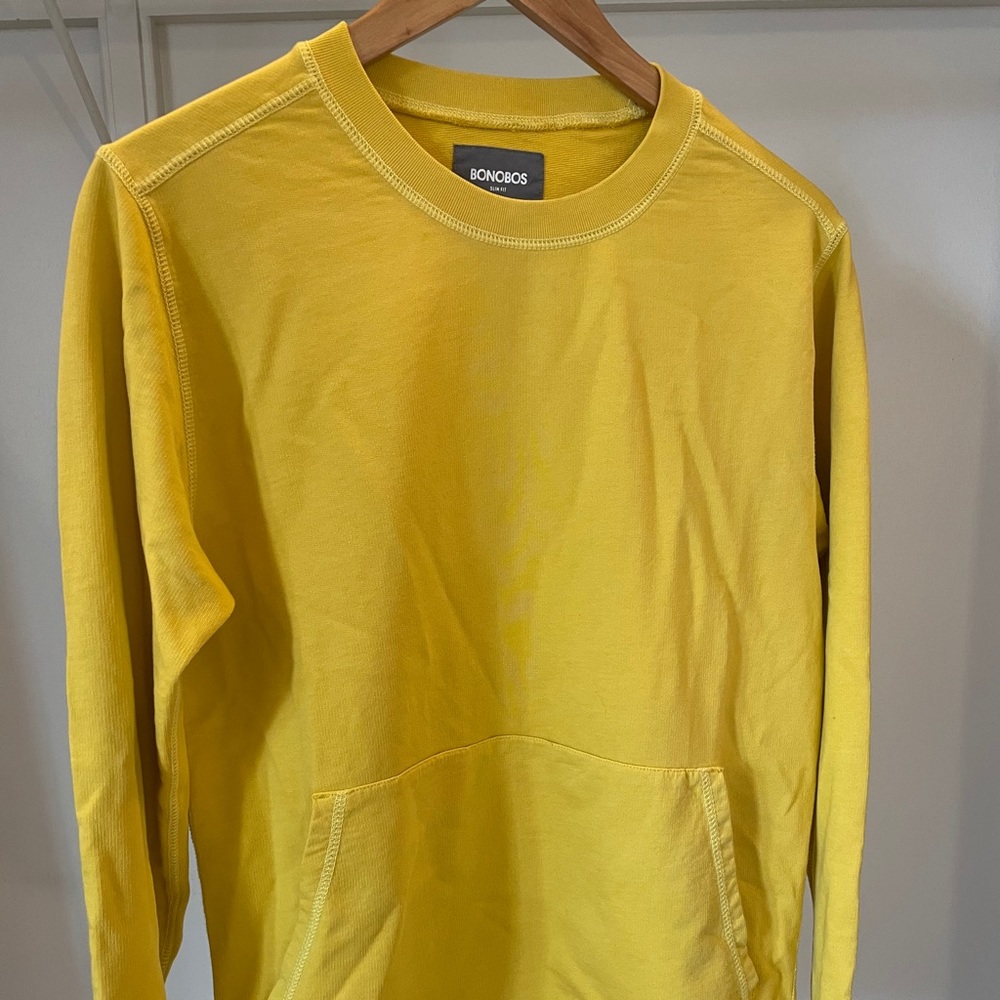 Bonobos Small Light Cotton Sweater with pocket